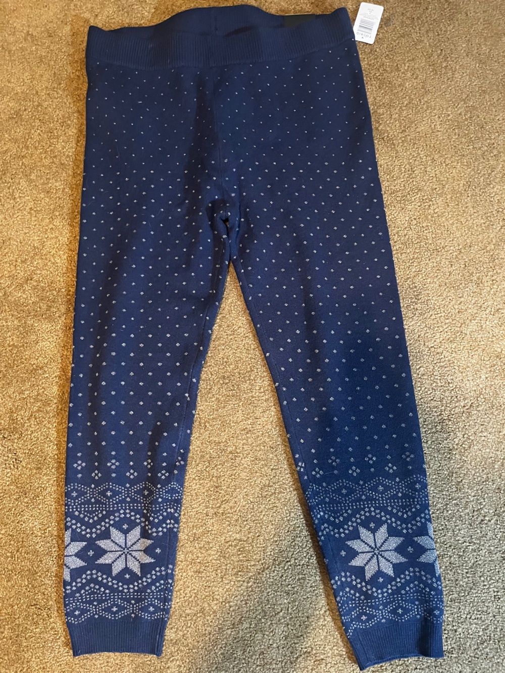 NWT torrid Navy Fair Isle Pattern Sweater Leggings